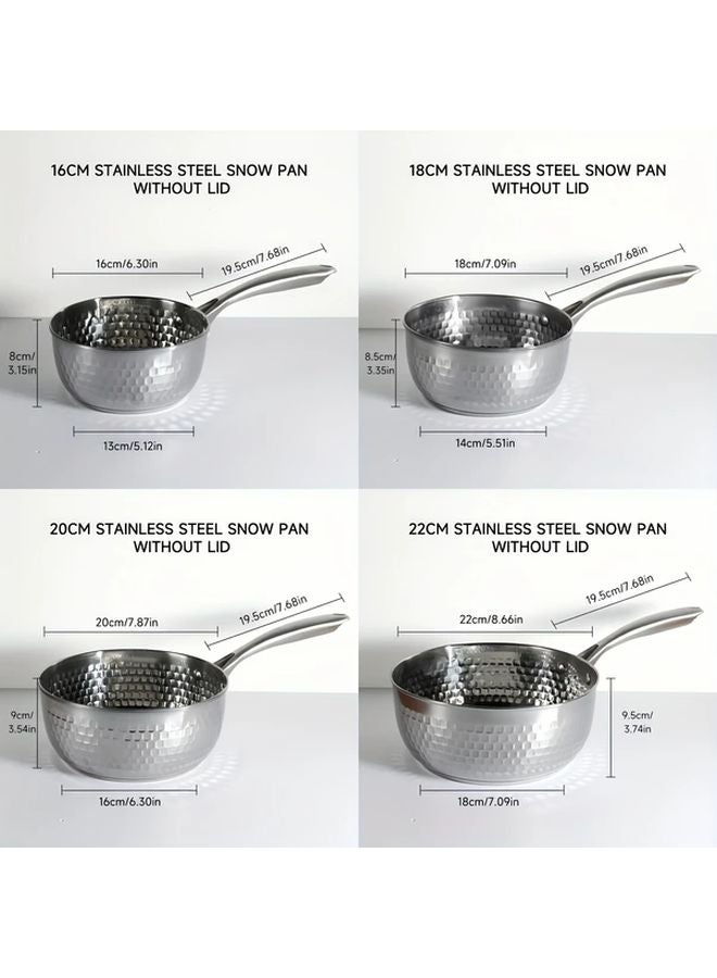 8 66 Inch Stainless Steel Induction Cooktop Pot Saucepan for Baby Food Soup Pasta - Image 3